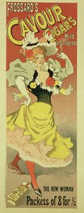 ポスター広告「Frossard&39;s Cavour Cigars」の複製、1895